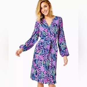 LILLY PULITZER KIERNA KNEE LENGTH DRESS